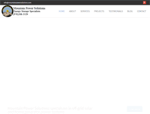 Tablet Screenshot of mountainpowersolutions.com